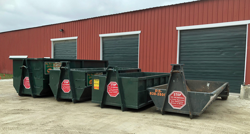 Big Box Disposal Dumpster Rental Sizes